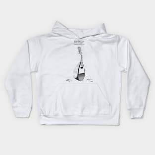 MANDOLIN patent Kids Hoodie